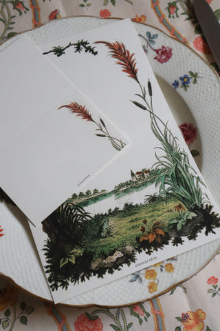 Vintage menus and place cards to buy online with worldwide shipping - maison fete