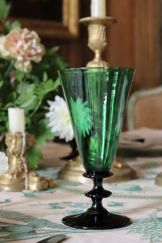 Elegant green Annie Goblet for wine, water, or cocktails – Maison Fête shop