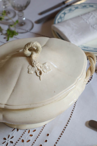 Late 18th-Century Creamware Vegetable Tureen