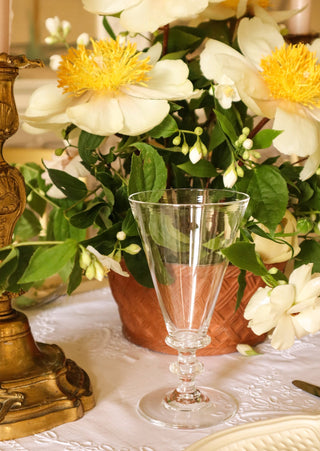 Clear glass Annie Goblet inspired by 18th century design, pre-order