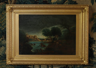 18th century French landscape paintings – Maison Fête antique fine art shop