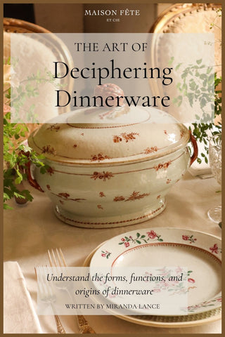The Art of Table Styling digital guidebook by Maison Fête — a beautifully designed eBook teaching how to create elegant, timeless table settings with antique inspiration and expert hosting tips.