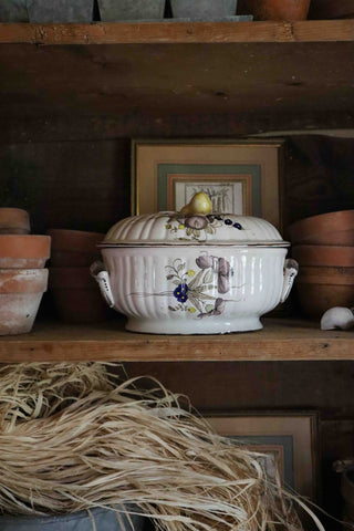 HAND PAINTED FRENCH TUREEN