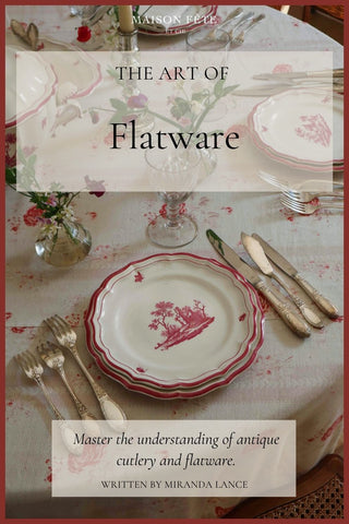The Art of Table Styling digital guidebook by Maison Fête — a beautifully designed eBook teaching how to create elegant, timeless table settings with antique inspiration and expert hosting tips.