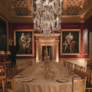 Curated antique tableware rentals used for event styling and film and television set dressing by Maison Fête.