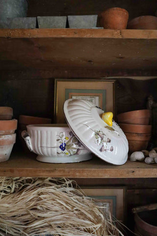 HAND PAINTED FRENCH TUREEN
