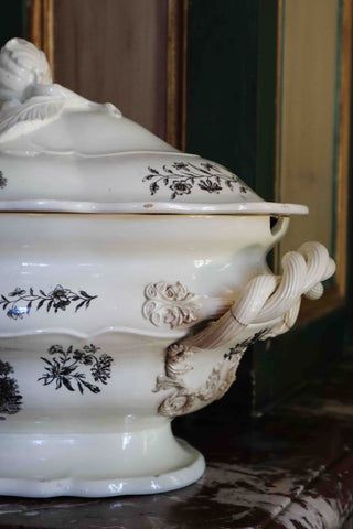 antique creamware tureen 