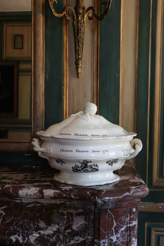 18th century creamware tureen 