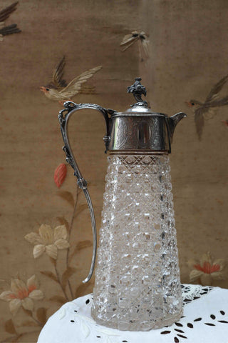 CUT CRYSTAL CLARET JUG