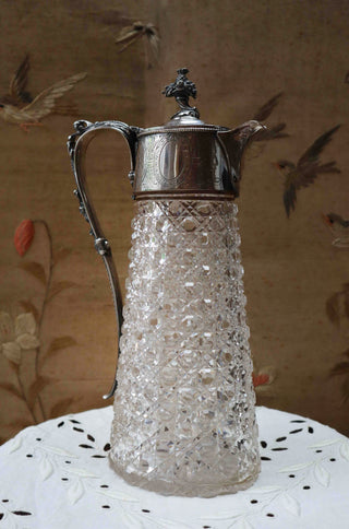 CUT CRYSTAL CLARET JUG
