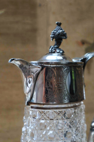 CUT CRYSTAL CLARET JUG