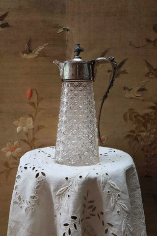 CUT CRYSTAL CLARET JUG