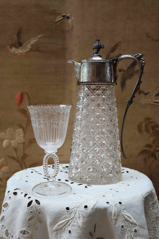 CUT CRYSTAL CLARET JUG