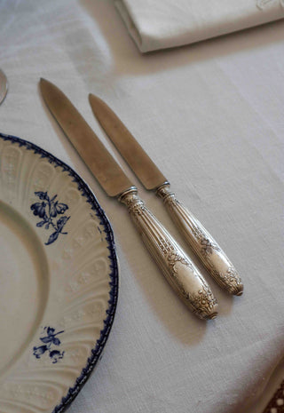STERLING SILVER LOUIS XVI CUTLERY SET - 24 PIECES