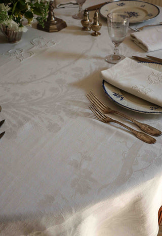 ANTIQUE TABLE LINEN SET B.G.
