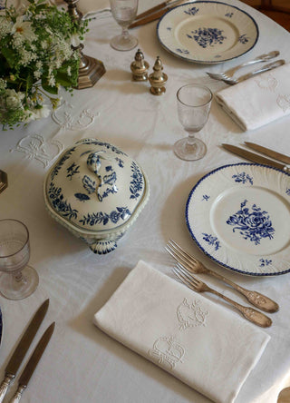 ANTIQUE TABLE LINEN SET B.G.