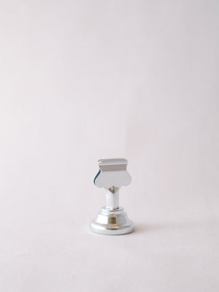 Silver place card holders hire London for wedding tables