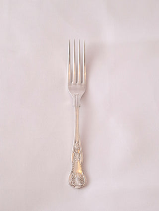 Vintage dessert fork silver plated cutlery rental London