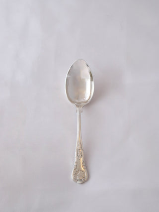 Vintage King’s pattern dessert spoon silver plated cutlery hire London