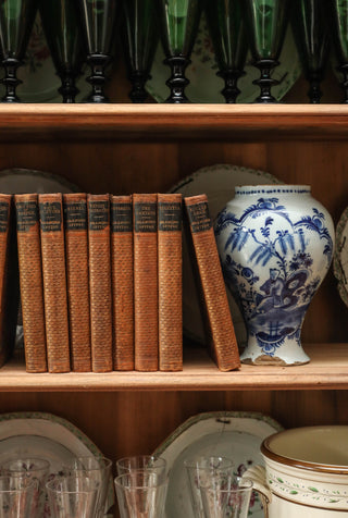 Marble & Gilt Decorative Books - Set of 9