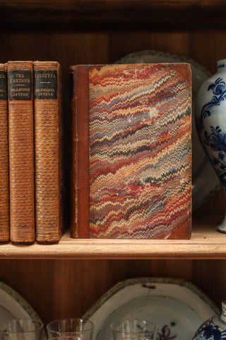 Marble & Gilt Decorative Books - Set of 9