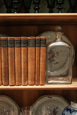Marble & Gilt Decorative Books - Set of 9