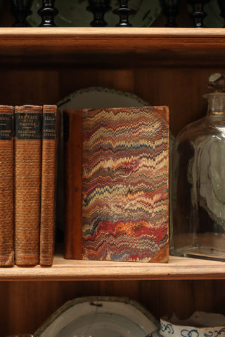 Marble & Gilt Decorative Books - Set of 9