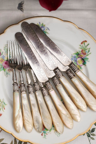 Mother of Pearl Cutlery Set