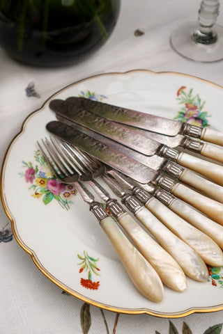 Mother of Pearl Cutlery Set