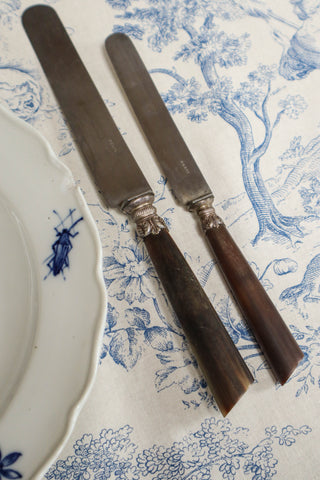 Paris Horn Handle Knives - Set of 12