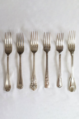 Antique silver dinner fork rental – Maison Fête London
