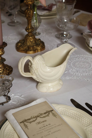 Leeds Creamware Sauceboat, Circa 1800