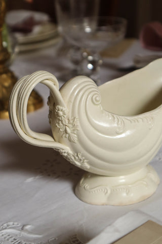 Leeds Creamware Sauceboat, Circa 1800