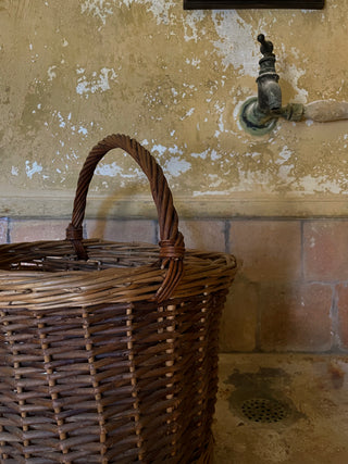 TWO TONED ANTIQUE BASKET