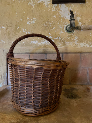 TWO TONED ANTIQUE BASKET