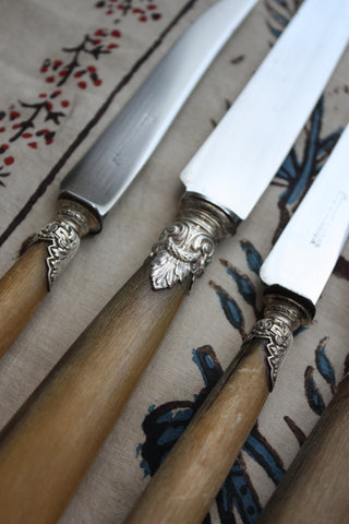 ACANTHUS & HORN KNIFE SET - 24 PIECES