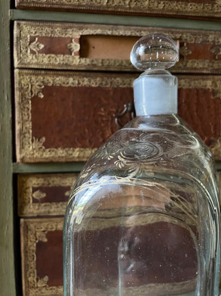18th-century French glass decanters